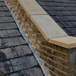 Coping stones and repointing of parapet wall Islington